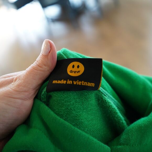 Drew Skate House Green Smiley Face Green Hoodie Sweatshirt Adult‎ M - Picture 3 of 7